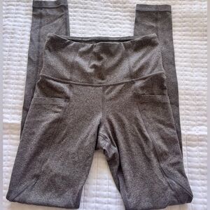 Athleta Heather Gray High-Rise Leggings